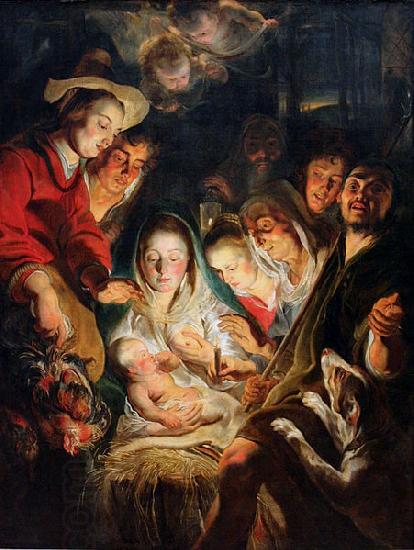 Jacob Jordaens The Adoration of the Shepherds oil painting picture
